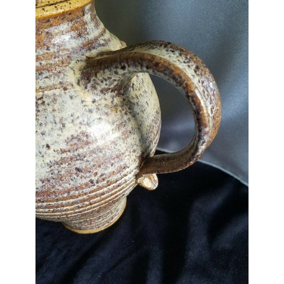 Vintage 1970's Carla Dunaway early Studio Pottery Tea Pot 10" high signed - Picture 10 of 10
